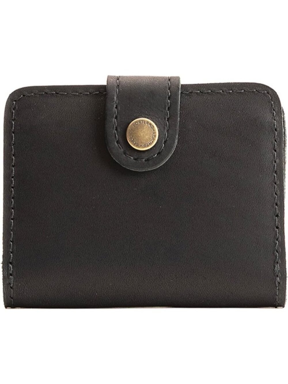 Mini Bifold Wallet for Women - Slim Palm-Sized, Snap Closure, 2 Card Slots